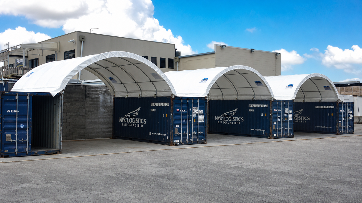 6m Super Heavy Duty container shelter