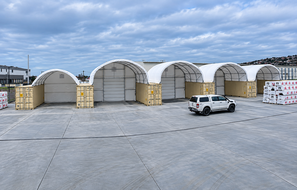 8m Super Heavy Duty container shelter