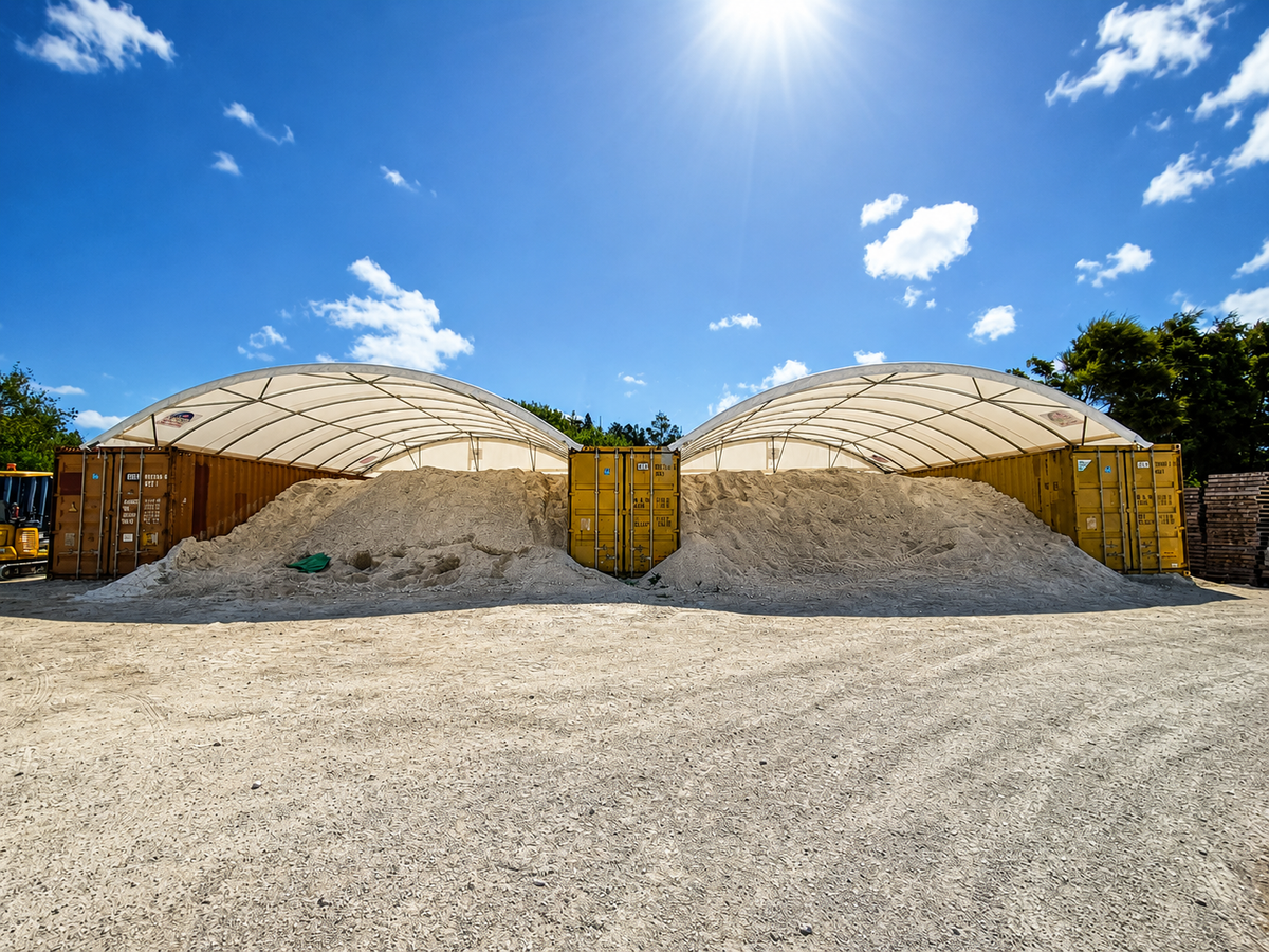 10m Super Heavy Duty container shelter