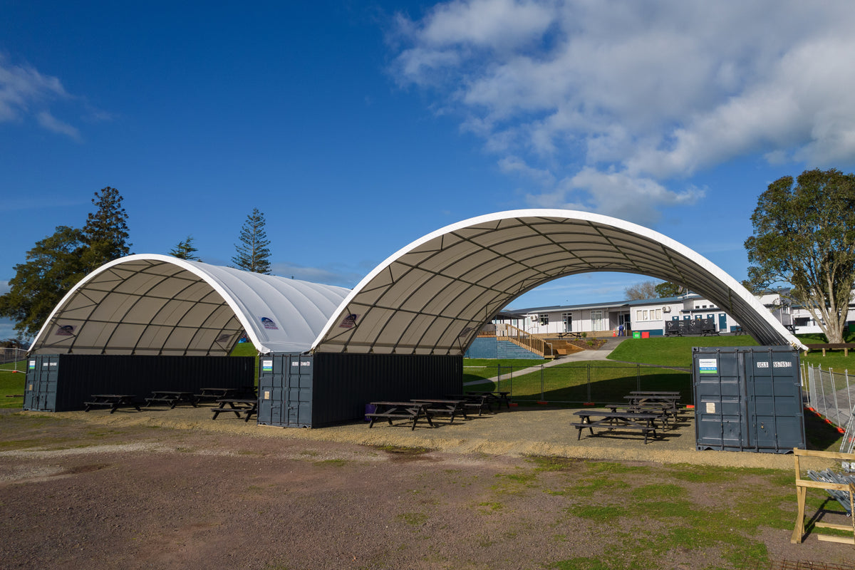 14m Compact container shelter